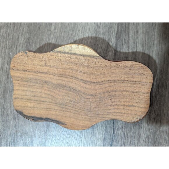 Wooden Costa Rica 5-Colones Souvenir Plaque With Pipe Holder Engraved “Ben” Vint - Picture 3 of 5